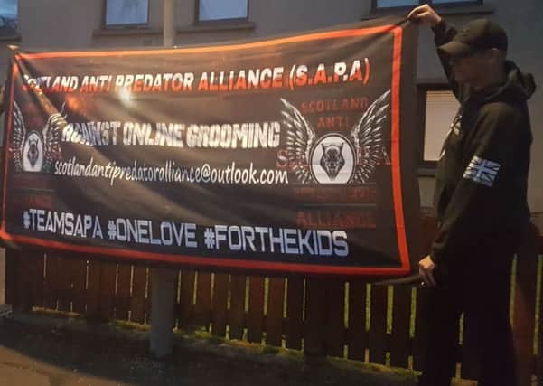 The Scotland Anti-Predator Alliance was formed earlier this year and members have been involved in protests in Falkirk district