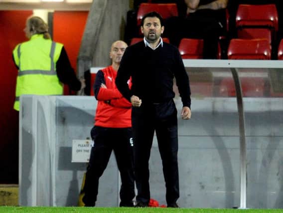 Falkirk manager Paul Hartley was 'delighted' with the win