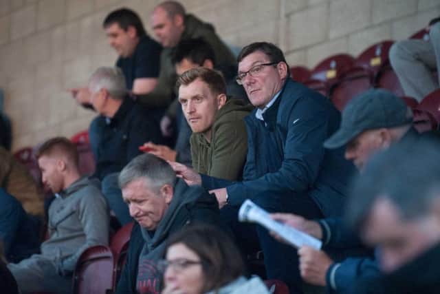 St Johnstone manager Tommy Wright was in attendanc