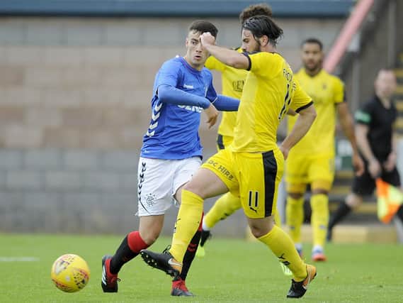 Froxylias made his first Bairns appearance against Rangers Colts