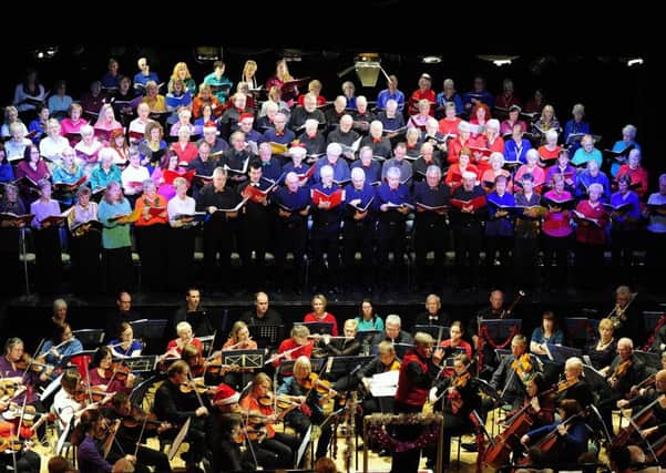 Flashback to hugely-popular 'A Bairns Christmas' staged in 2016 in Falkirk Town Hall, with  Falkirk Caledonia Choir, Falkirk  Festival Chorus and Falkirk Tryst Orchestra.