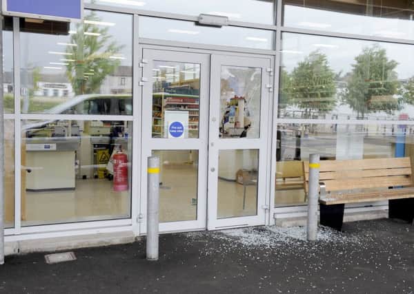 Tesco in Camelon was broken into on August 6. Picture: Michael Gillen