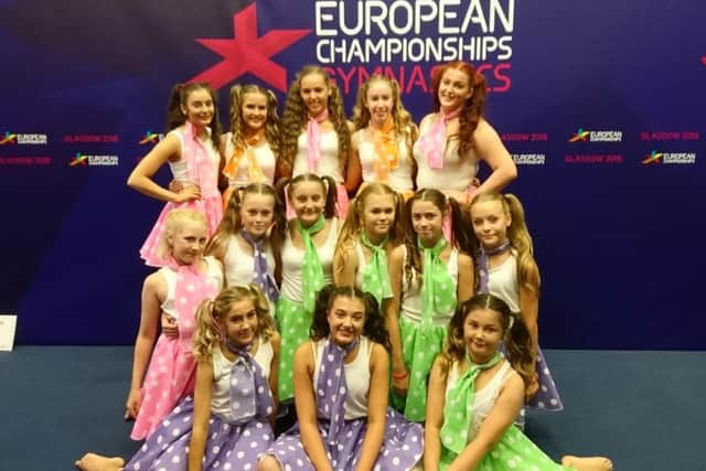 Falkirk's gymnasts at the European Championships
