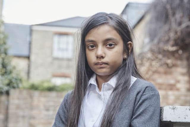 Protecting children...in the average primary class, at least two children have suffered abuse or neglect. The NSPCC's Childline is on call 24 hours a day to help children who need help.
(Picture: posed by model)