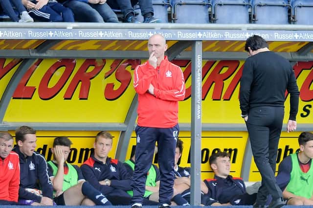 Reserved in the dugout: Hartley during Queens