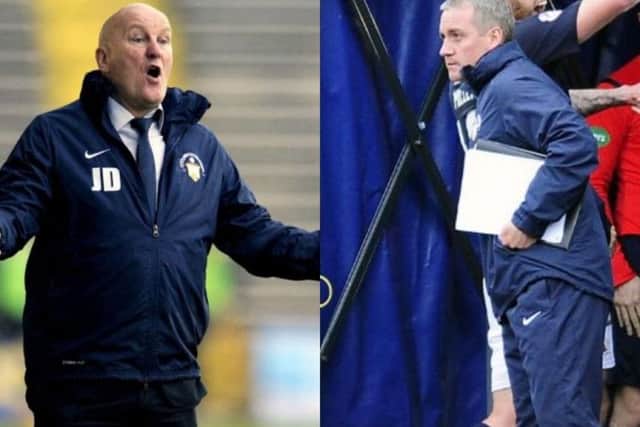 Jim Duffy and Craig McPherson - Both with history at the club and steady hands and Duffy has publically said he is keen to get back into managment. Know the division and would be a steady influence at a squad which has seen massive turnaround and two managerial departures inside a year.