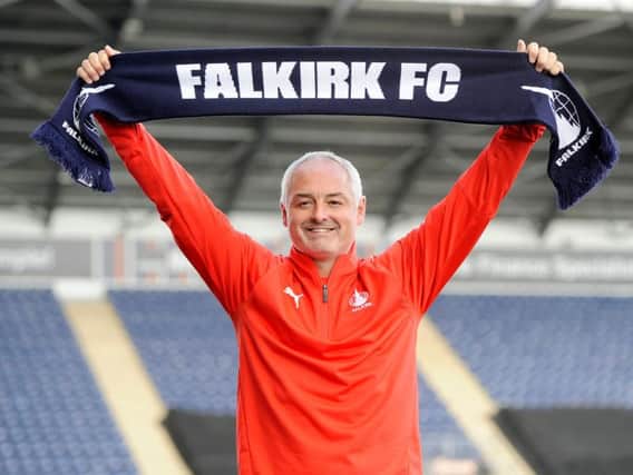 New Falkirk manager Ray McKinnon