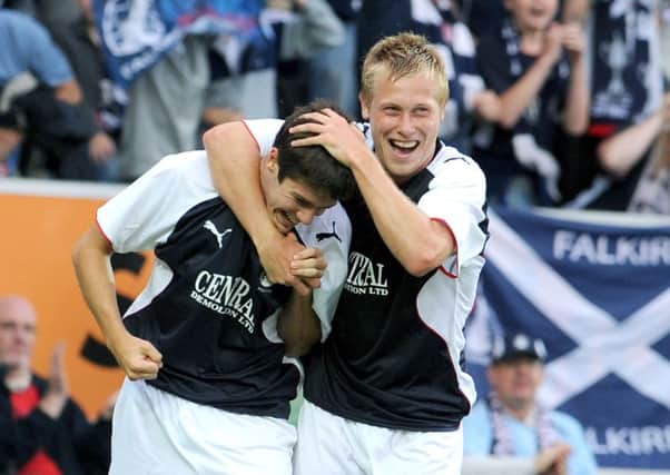Rangers' new recruit Scott Arfield was a big favourite during his time with Falkirk