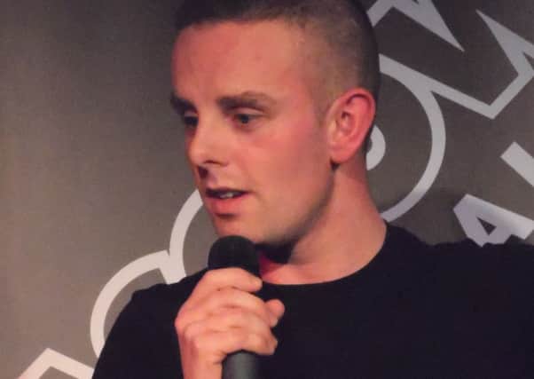 Jamie Dalgleish, pictured at the Glasgow Comedy Festival.
