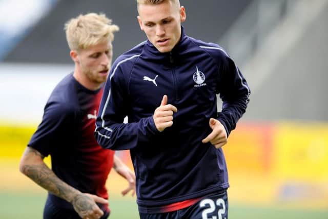 Joe McKee was back in the Bairns squad for the first time this season