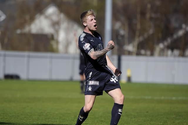 Robson became a fan favourite at The Falkirk Stadium last season