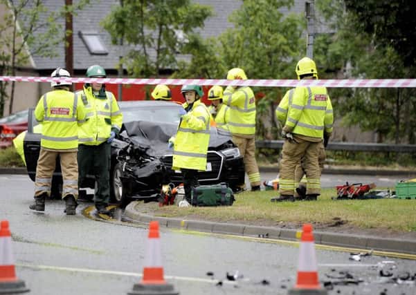 A woman was taken to hospital after an earlier accident on July 31 (Picture: Micahel Gillen)
