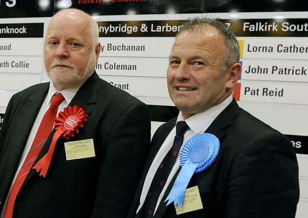 Councillors John McLuckie, left, and James Kerr