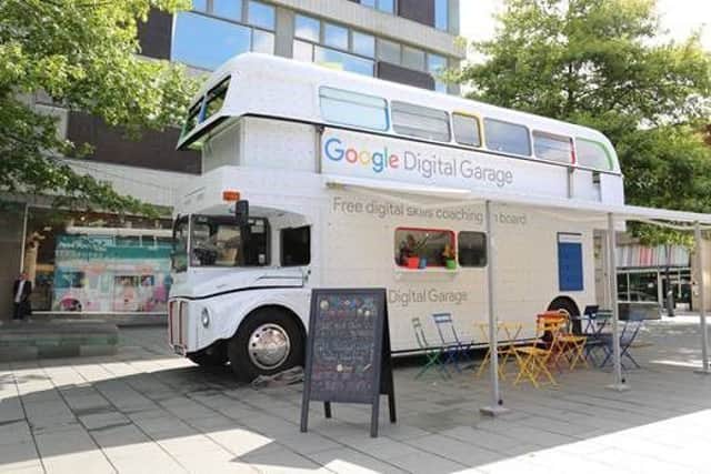 Google Digital Garage Bus - image supplied
