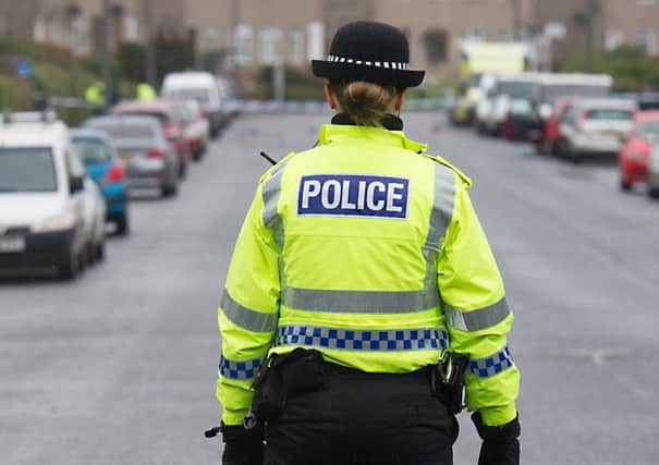 The number of crimes reported to police in the Falkirk area has gone up significantly