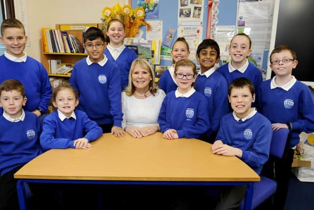 Catherine Finestone is sad to be saying goodbye to the pupils