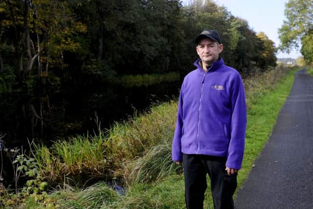 Douglas Wilson 46 discovered the dog. Picture: Johnston Press