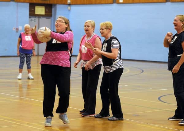 A walking netball trial run by Falkirk Community Trust has helped several people to get active
