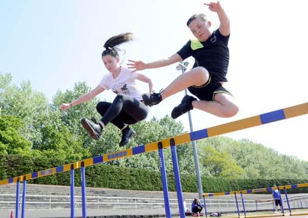 Around 1800 pupils took part in the Falkirk Games 2018 at Grangemouth Stadium, run by Falkirk Community Trust and Active Schools