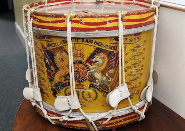 This one's not for sale - but a number of similar regimental drums are up for auction.