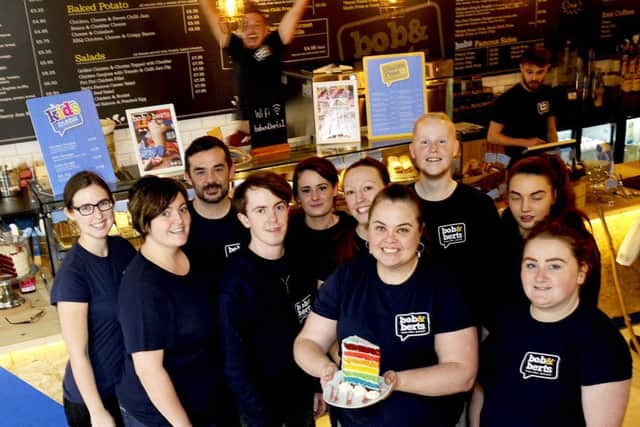 Bob & Bert's coffee shop on Falkirk High Street is the first to open in Scotland