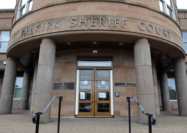 Alfie McGurk was jailed for three years at Falkirk Sheriff Court