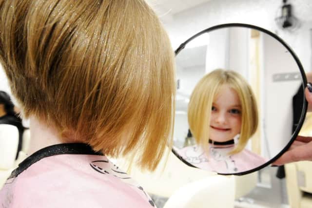 Keira Haston wanted to help others with her birthday haircut