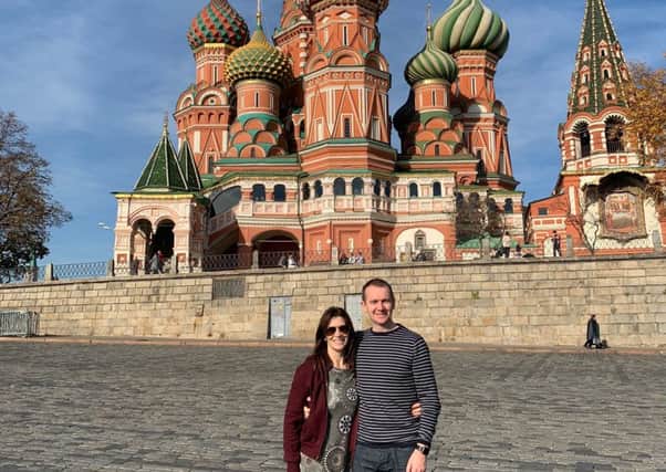 David and Lynn enjoyed a trip to Russia without the kids