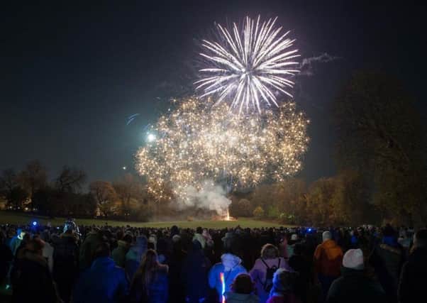 Falkirk's annual fireworks display is sure to attract another big crowd.