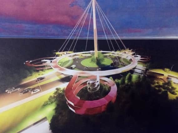 An artist's impression of the proposed aerial walkway