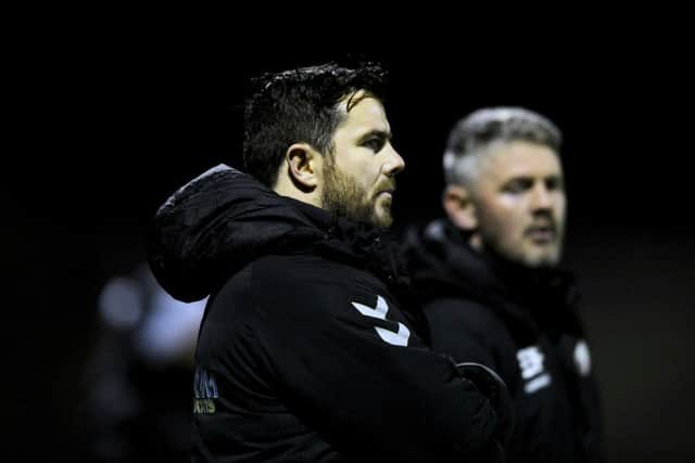 Camelon boss Gordon herd has landed silverware for the club. Picture Michael Gillen.