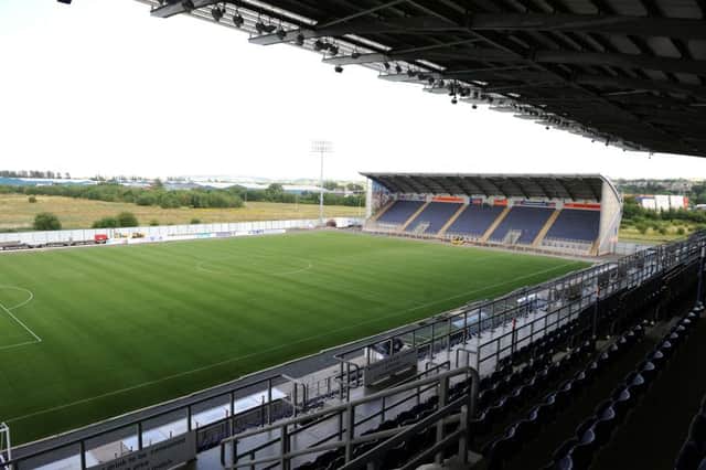Falkirk Stadium is hosting a second Championship game within a week.