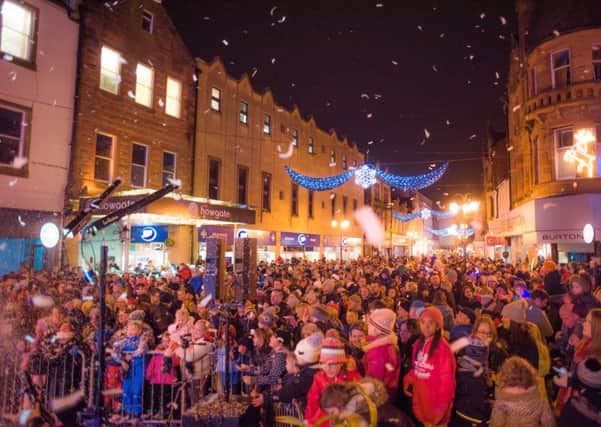 Festive season...will officially start in Falkirk today (Sunday) when the town's Christmas lights are switched on at 5pm.