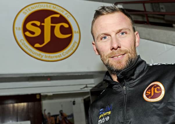 New Stenhousemuir manager Colin McMenamin (pic by Michael Gillen)