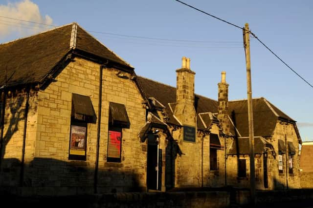 Former primary school...the Barony Theatre is at the heart of the community and next year will celebrate its 65th birthday. The Trustees also have ambitious plans for its future, with a new glass frontage, foyer and ticket desk. (Pic: Michael Gillen)