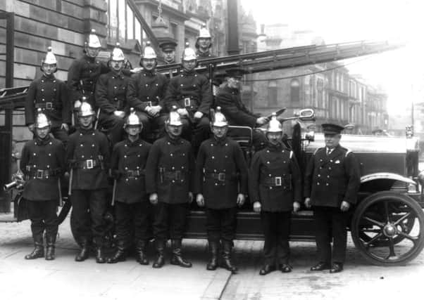 Falkirk Fire Brigade in the 1920s