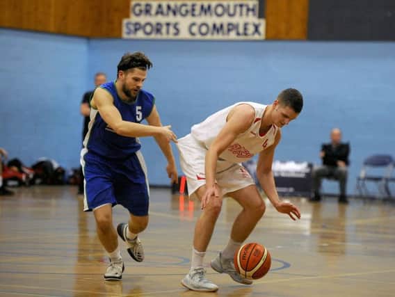 Fury in action against the Blaze at the Grangemouth Sports Complex (Pic: Michael Gillen)