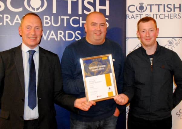 Flashback to 2016, when Gordon Richards and Derek Sonneschein from Richards Family Butchers won titles at  the Scottish Craft Butchers Awards.