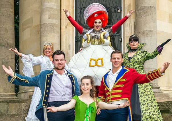 The cast of Cinderella will perform a series of shows at Falkirk Town Hall