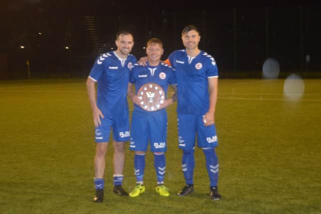 The Mariners lifted the South and East of Scotland Cup Winners Shield. Picture: Camelon JFC