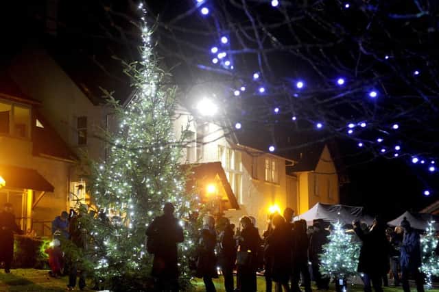 Special lights shine in the gardens of Strathcarron Hospice