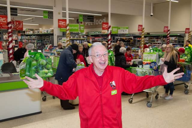 Jim is right at home at Asda Falkirk Superstore.