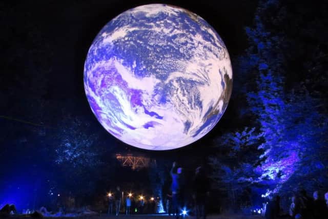 A huge 3D model of Earth will be a centrepiece of the show.