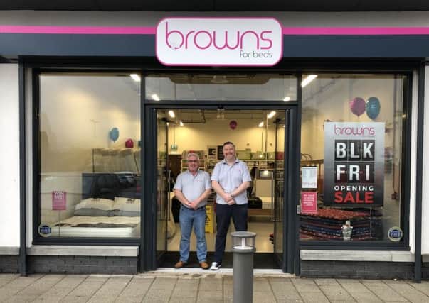 Alasdair opened with a bang - a sale on Black Friday.