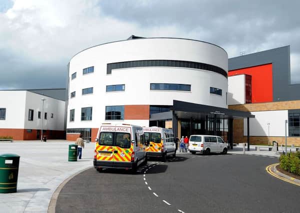 Forth Valley Royal Hospital in Larbert stands to benefit from a government funding increase given to NHS Forth Valley