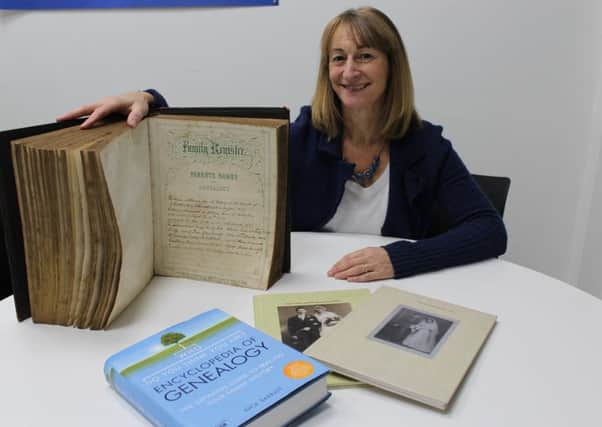 Genealogist Muriel Alexander will be leading the Tracing Your Family Roots course at Forth Valley College.