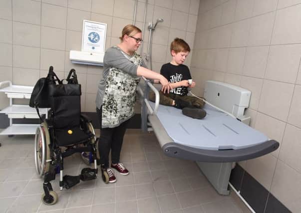A Changing Places toilet has been installed in the Mariner Centre and Grangemouth Sports Complex.