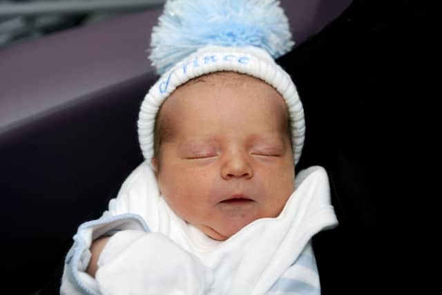 James Sneddon, a son for Michelea Whitfiled and James Sneddon