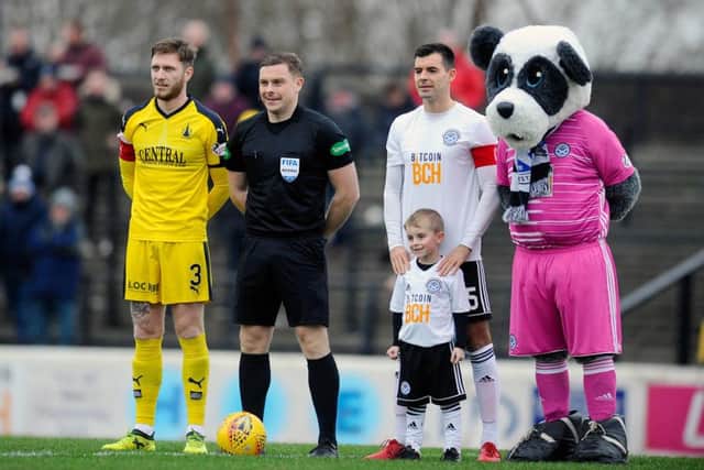 Ayr v Falkirk. Picture Michael Gillen.