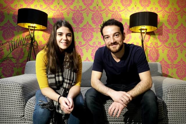 Briony Monroe and Kevin Guthrie, actors from Killing Me Softly With Her Love
